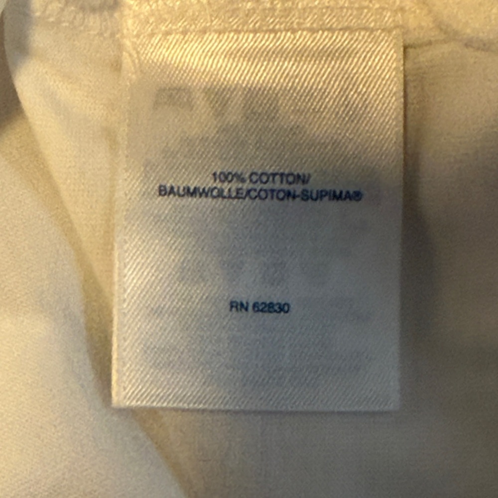Lands' End Short Sleeve Cream Tee - Picture 4 of 4